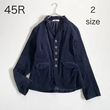 4783 [새상품급] 45R 테일러드 자켓 코듀로이 M 네이비