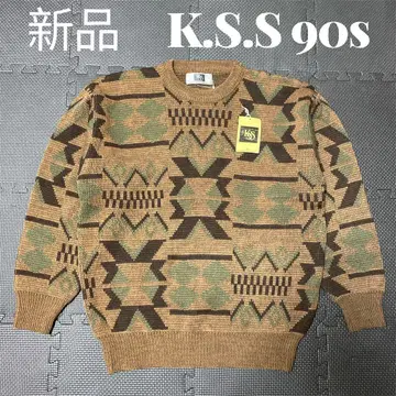 레어 새상품 K.S.S 니트 스웨터 90s 한국제