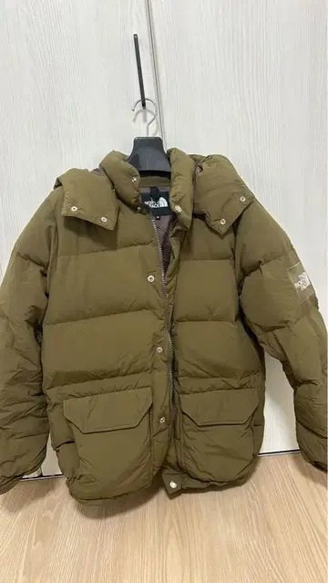 THE NORTH FACE 다운 자켓 M 올리브 캠핑 시에라