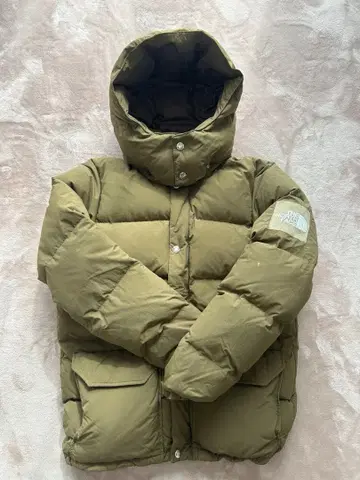 THE NORTH FACE 다운 자켓 M 올리브 캠핑 시에라