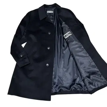 컨디션 최상 XL 퓨어 캐시미어 100% 스텐카라 코트 블랙 엘레바토