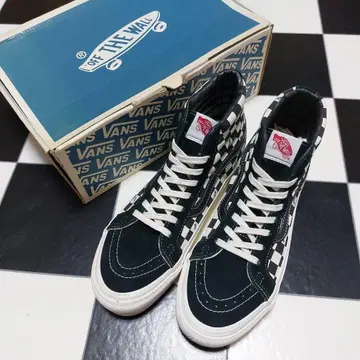 새상품 vans Vault og Sk8-hi LX 체커