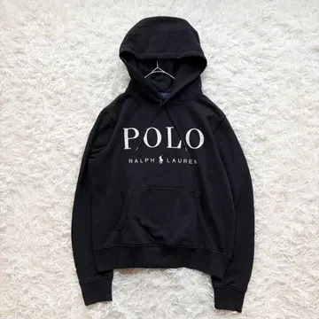 POLO 랄프 로렌 후드티 풀오버 빅 로고 쇼트 기장