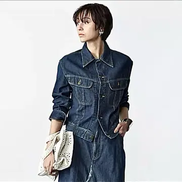 완판템 매디슨 블루 빈티지풍 데님 최근 모델 로고 버튼 희소 사이즈