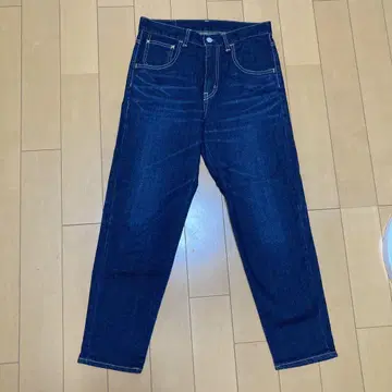 DEEP BLUE 데님 팬츠 짙은 인디고 M 사이즈