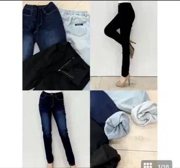 모코아즈 미사용 새상품 택 포함 속기모 데님 블루 스트레치 포함 모엘리