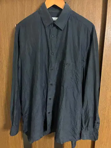 Cornier 실크 셔츠 블랙