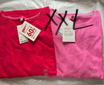 유니클로 맨투맨 크루넥 풀오버(긴팔) XXL 2색 세트