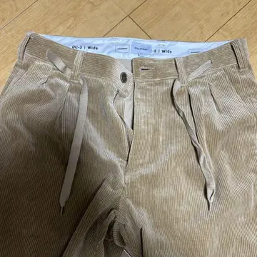 DESCENDANT 코듀로이 베이지 팬츠