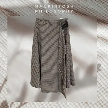MACKINTOSH PHILOSOPHY 체크 랩스커트