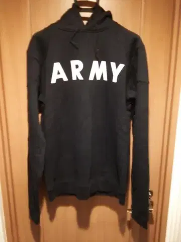 시착 정도 US ARMY 파일 안감 풀오버 후드 맨투맨