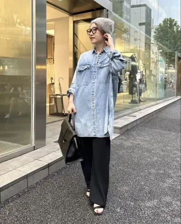 윔 가젯 15th 데님 셔츠