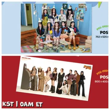 TWICE ~ 혜택 포스터 TWICE The story goes on