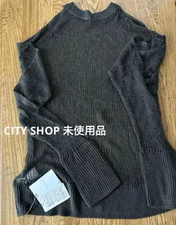 CITYSHOP 시스루 니트 미사용품