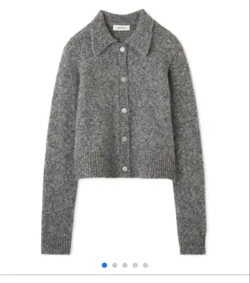 Mila Owen 비쥬 버튼 폴로 니트 가디건