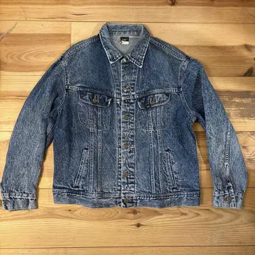 USA제 Lee 80's 케미컬 워시 데님 자켓 XL 정도