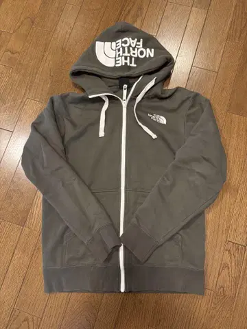 THE NORTH FACE NT12340 그레이 후드티
