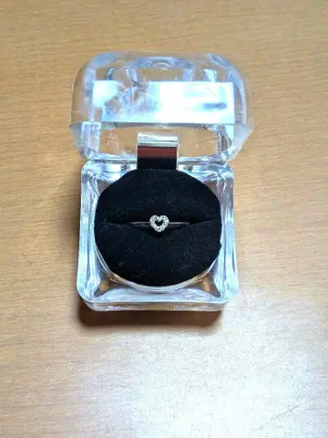 하트형 다이아몬드 반지