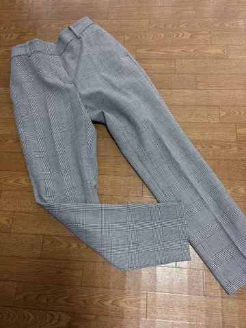 PLST 체크 팬츠 used
