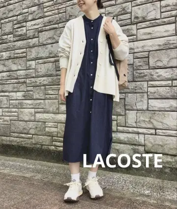 컨디션 최상 LACOSTE 라코스테 데님 셔츠 원피스