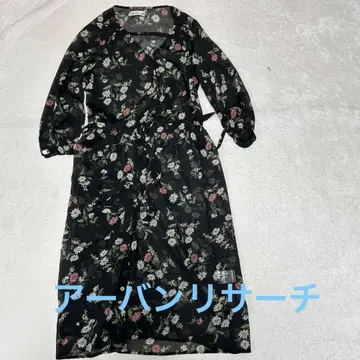 어반 리서치 꽃무늬 쉬폰 원피스