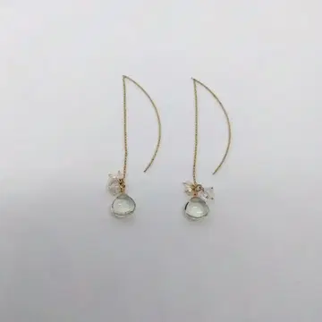 골드 크리스탈 귀걸이 양쪽용