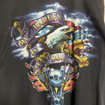 할리데이비슨 티셔츠 1989년 할리우드 캘리포니아