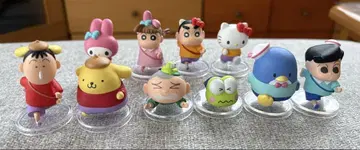 짱구는 못말려(크레용 신짱) 산리오 콜라보 가챠 세트