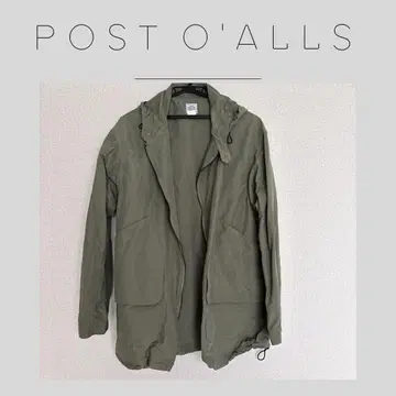 POST O'ALLS 후드 부착 모즈 코트 M 사이즈