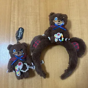 새상품급 하미곰 머리띠 키체인 세트