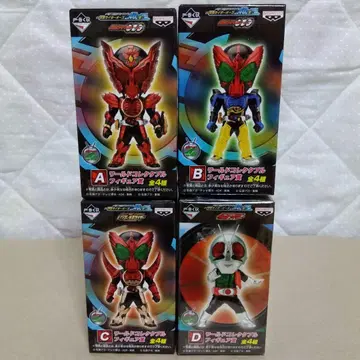 제일복권 가면라이더 시리즈 월드 컬렉터블 피규어상 전 4종