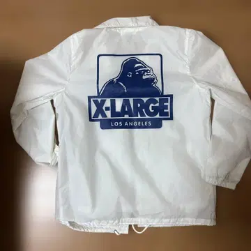 X-LARGE 화이트 나일론 자켓 S