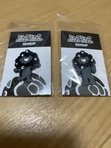 오사카 만박 한정판 블랙 미야쿠미야쿠 핀 배지 세트