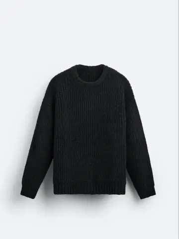 ZARA 블랙 니트 스웨터 MAN NEW YORK EDITION