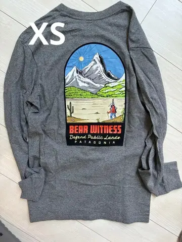 새상품급 파타고니아 남성용 긴팔 티셔츠 XS 그레이