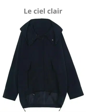 새상품 Le ciel clair 마운틴 파카 후드 블랙 M