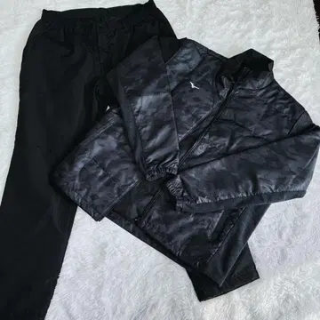 새상품급! 미즈노 골프 브레스서모 의류 세트 블랙 사이즈 LL