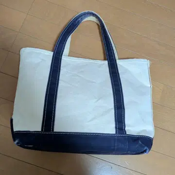 엘엘빈 토트백 네이비 컬러 90년대 M size USA제