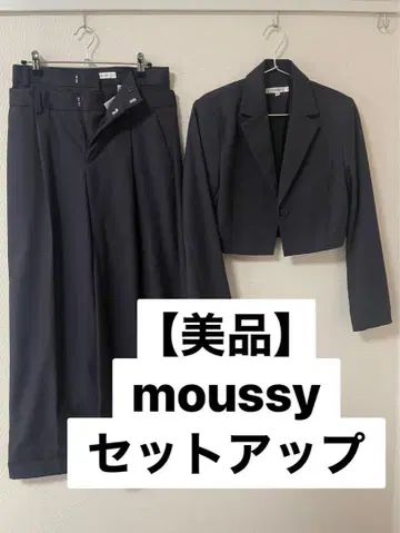 moussy 셋업 수트 미니 기장