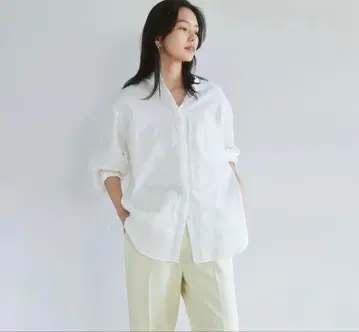 searoomlynn Cotton Wash 슬리브 개더 셔츠
