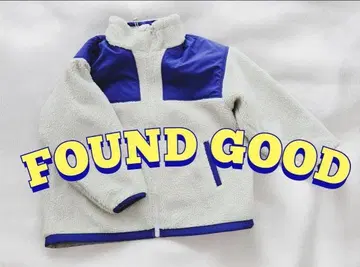 FOUNDGOOD 보아 점퍼 새상품 블루종 플리스 niko and -