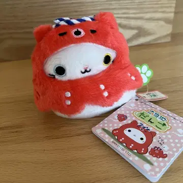 지역 한정 경단 오사카 고양이 경단 봉제 인형 산에이 무역