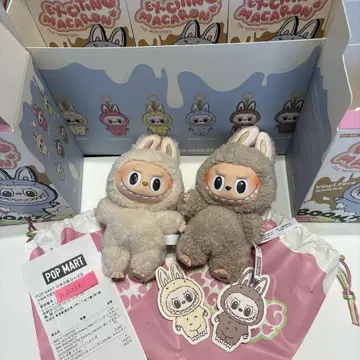 POPMART 마카롱 soy milk toffee 2개 세트 라브브