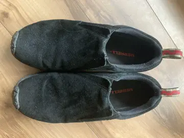 MERRELL 블랙 스웨이드 스니커즈