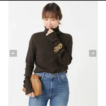 새상품급 DeuxiemeClasse 두지엠 클라세 rib 터틀 니트