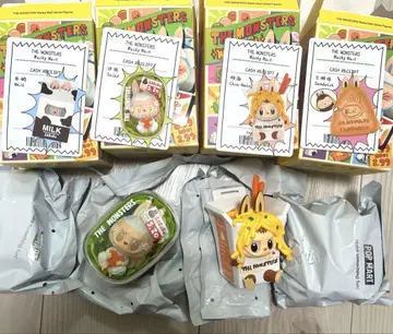 THE MONSTERS Wacky Mart 시리즈 LABUBU 4개