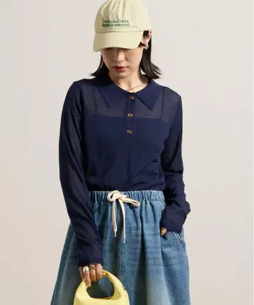 FREAK'S STORE 시어 컴팩트 긴팔 폴로 니트