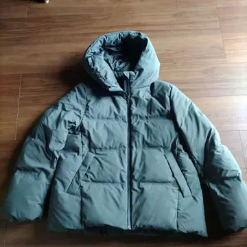 UNIQLO 후드 부착 다운 자켓 M 그레이