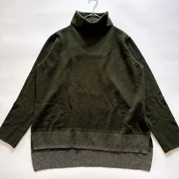 이탈리아제 파비아나 필리피 캐시미어 실크 혼방 터틀넥 니트 L