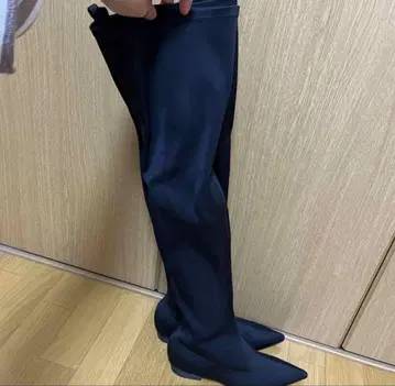 YELLO 인솔 니하이 부츠 M